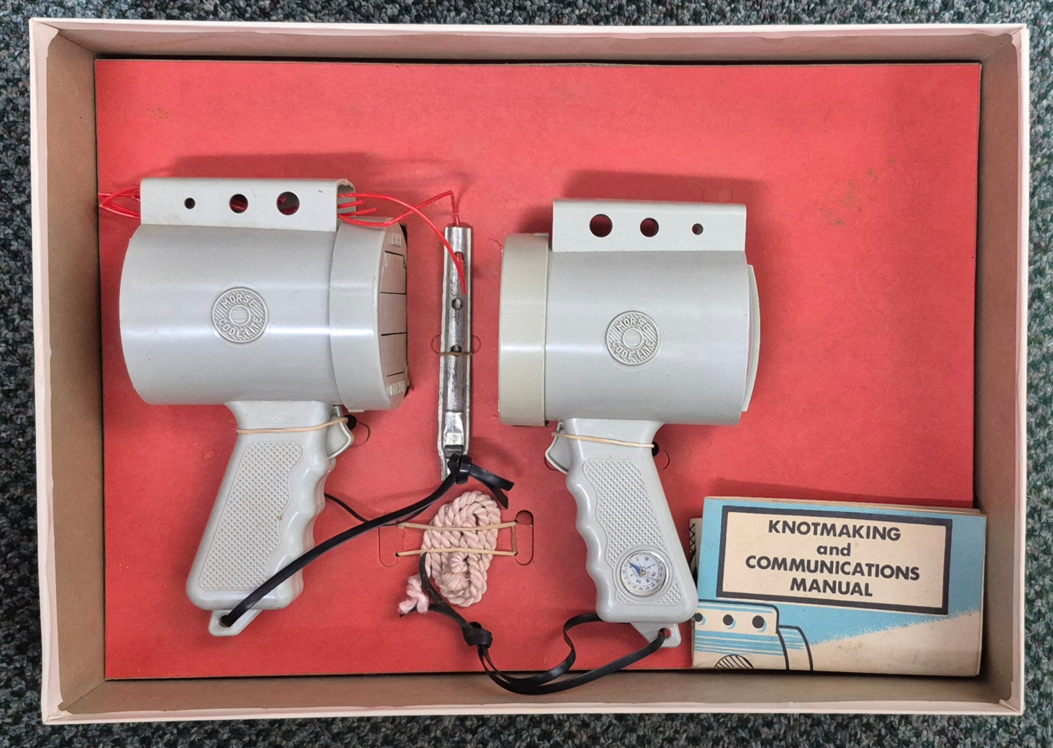 hasbro-1964-gi-joe-navy-combat-blinker-code-lite-set-4 1964 Hasbro G.I. Joe Navy Combat Blinker Code-Lite Set Complete in Box 4