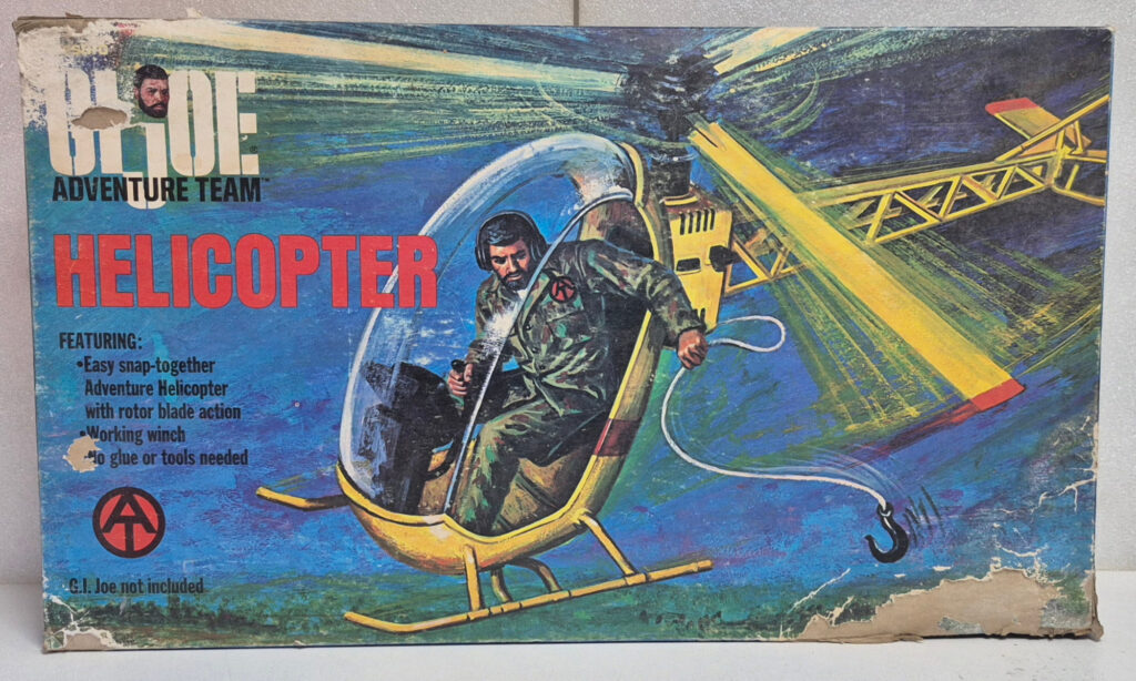 Hasbro 1973 G.I. Joe Adventure Team Helicopter Complete in the Box 1