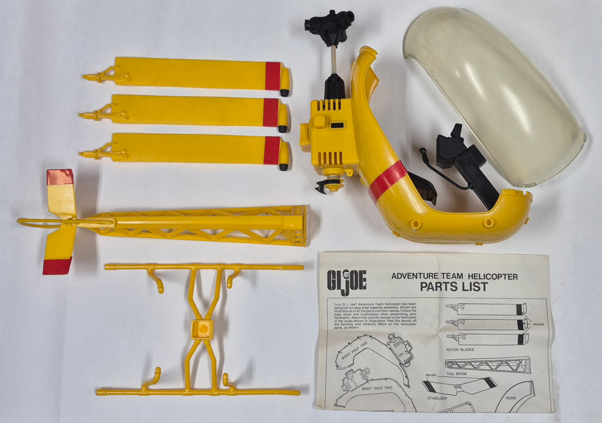 hasbro-1971-gi-joe-adventure-team-helicopter-6 Hasbro 1973 G.I. Joe Adventure Team Helicopter Complete in the Box 6