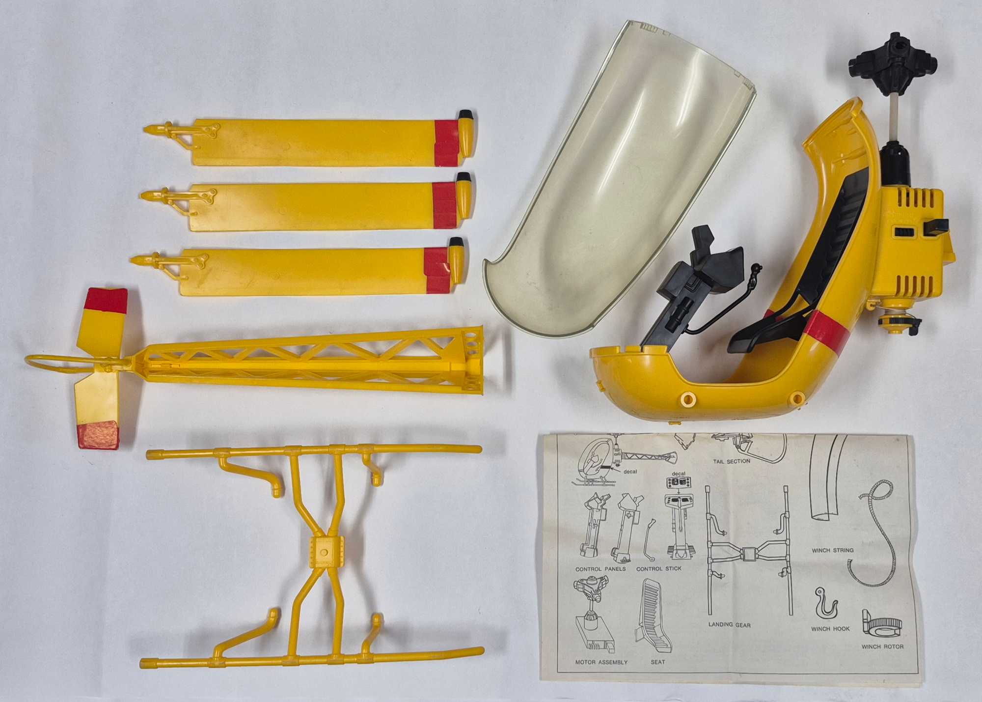 hasbro-1971-gi-joe-adventure-team-helicopter-7 Hasbro 1973 G.I. Joe Adventure Team Helicopter Complete in the Box 7