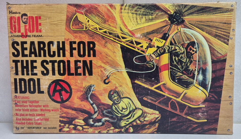 Hasbro 1971 G.I. Joe Adventure Team Land Adventurer and Search for the Stolen Idol Set Complete in the Box 1