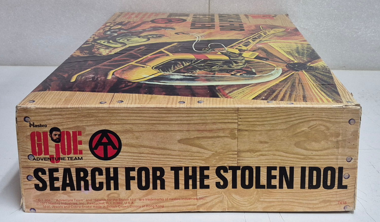 hasbro-1971-gi-joe-adventure-team-land-adventurer-and-search-for-the-stolen-idol-set-4 Hasbro 1971 G.I. Joe Adventure Team Land Adventurer and Search for the Stolen Idol Set Complete in the Box 4