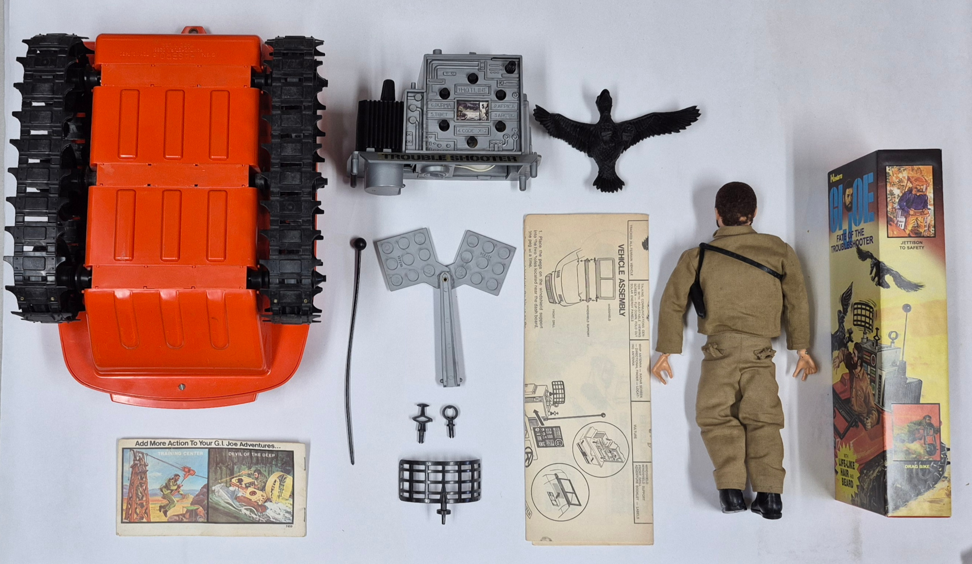 hasbro-1974-gi-joe-adventure-team-land-adventurer-and-fate-of-the-trouble-shooter-set-8 Hasbro 1974 G.I. Joe Adventure Team Talking Land Adventurer and Fate of the Trouble Shooter Set Complete in the Box 8