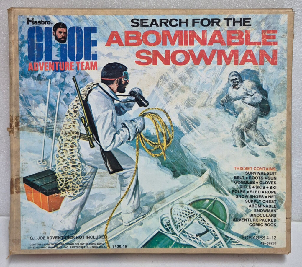 Hasbro 1973 G.I. Joe Adventure Team Sears Exclusive Search for the Abominable Snowman Complete in the Box 1