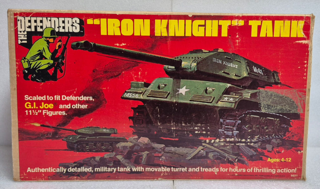 MIB 1975 Hasbro G.I. Joe The Defenders "Iron Knight" Tank: Mint in Box 1