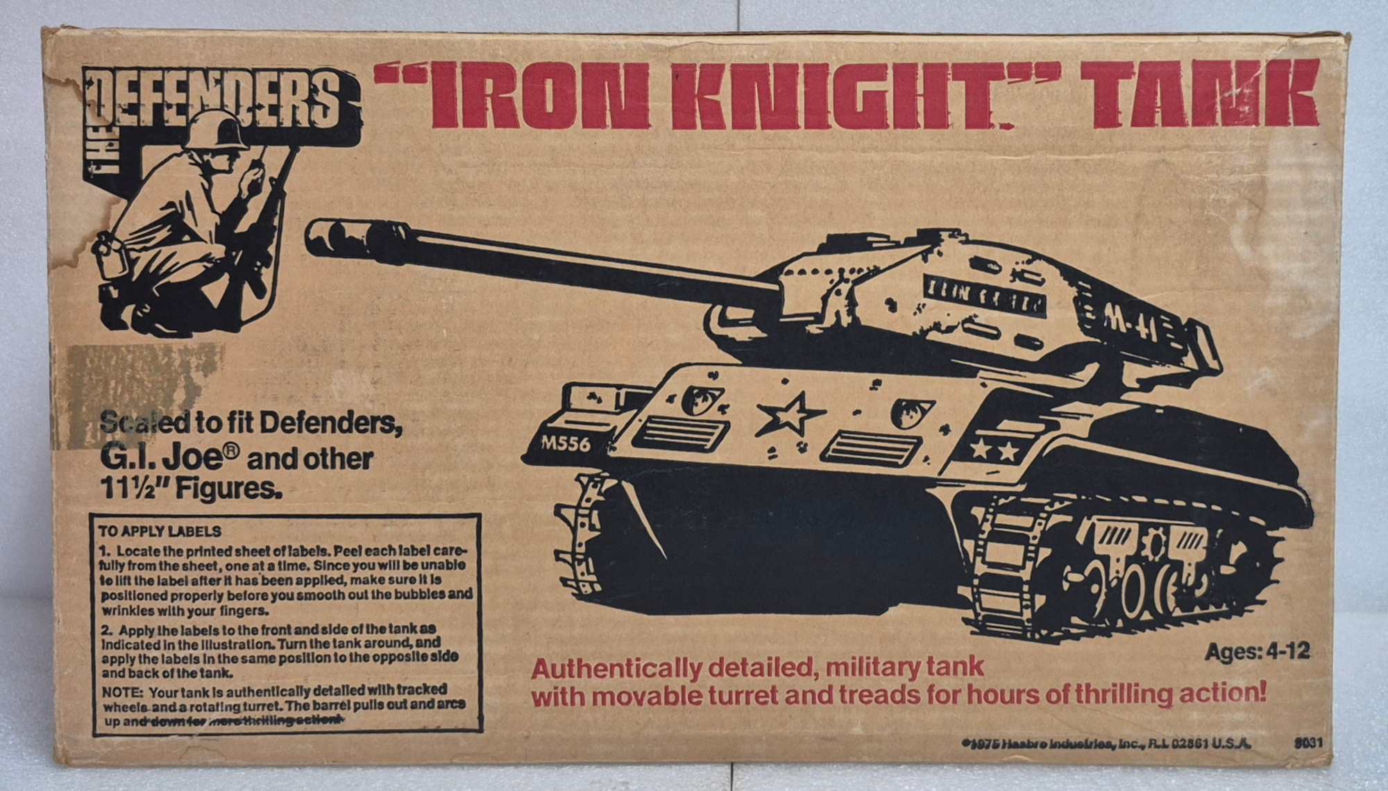 hasbro-gi-joe-the-defenders-iron-knight-tank-mib-2 MIB 1975 Hasbro G.I. Joe The Defenders "Iron Knight" Tank: Mint in Box 2