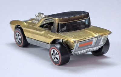 hot-wheels-1968-redline-gold-python-2 1968 Mattel Redline Hot Wheels Gold Python - U.S. Casting 2