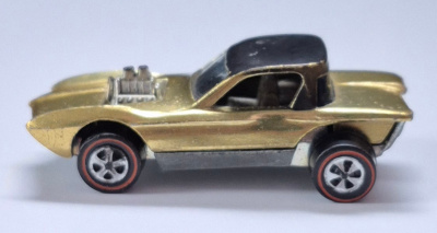 hot-wheels-1968-redline-gold-python-4 1968 Mattel Redline Hot Wheels Gold Python - U.S. Casting 4