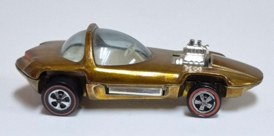 hot-wheels-1968-redline-gold-silhouette-3 1968 Mattel Redline Hot Wheels Gold Silhouette - Excellent 3