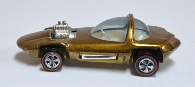 hot-wheels-1968-redline-gold-silhouette-4 1968 Mattel Redline Hot Wheels Gold Silhouette - Excellent 4