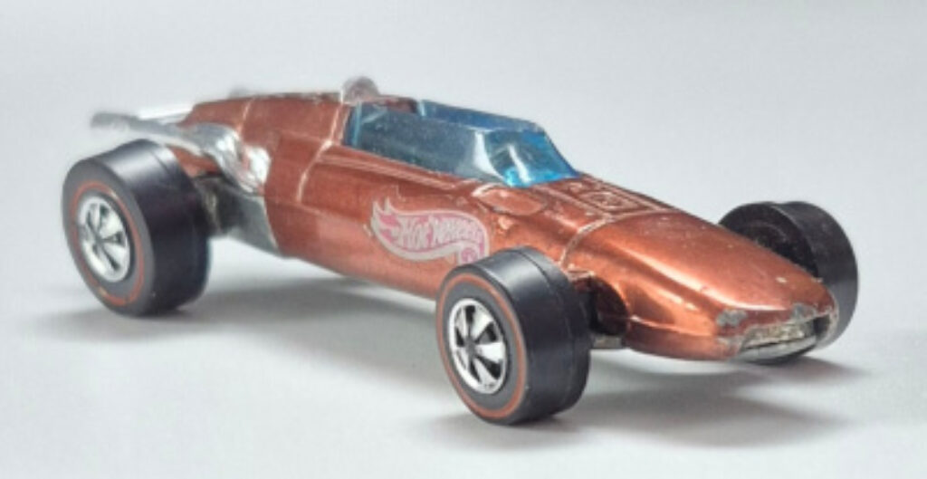 1969 Mattel Redline Hot Wheels Copper Indy Eagle 1