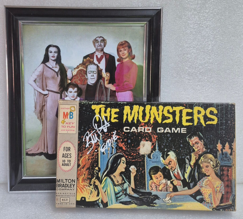 1964 The Munsters Card Game by Milton Bradley Autographed by Butch Patrick 1