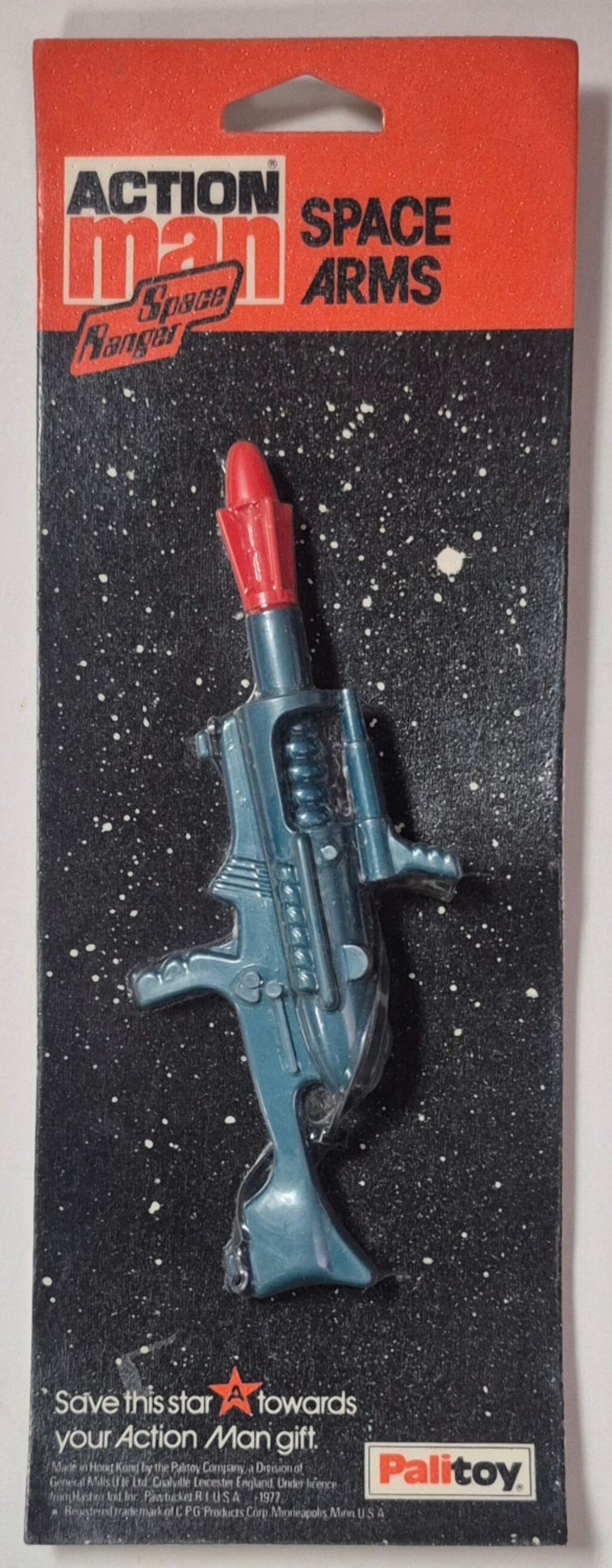 MIP 1977 Palitoy Action Man Space Ranger Space Arms Rocket Launcher Rifle: Factory Sealed