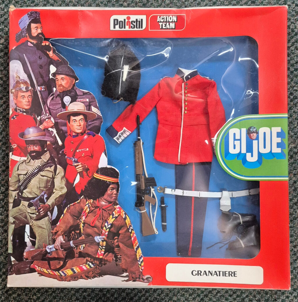 MIB 1977 Polistil Action Team Hasbro G.I. Joe Granatiere (Grenadier) Uniform Set #23: Mint in Box 1