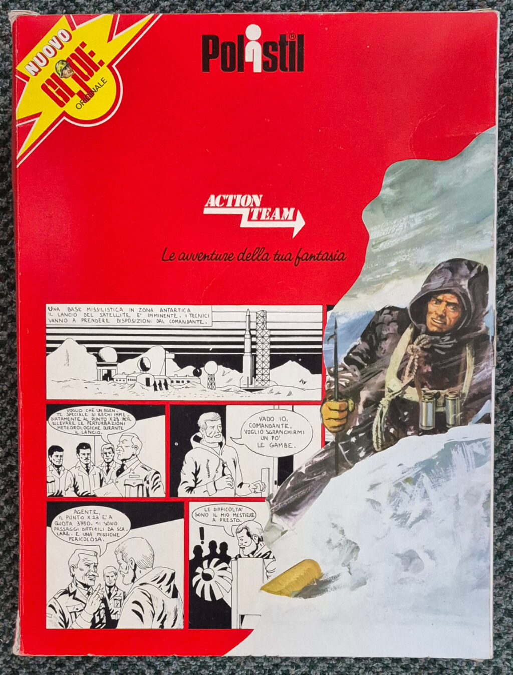 MIB 1975 Polistil Action Team Hasbro G.I. Joe Hurricane Spotter Equipment Set #09: Mint in Box 1