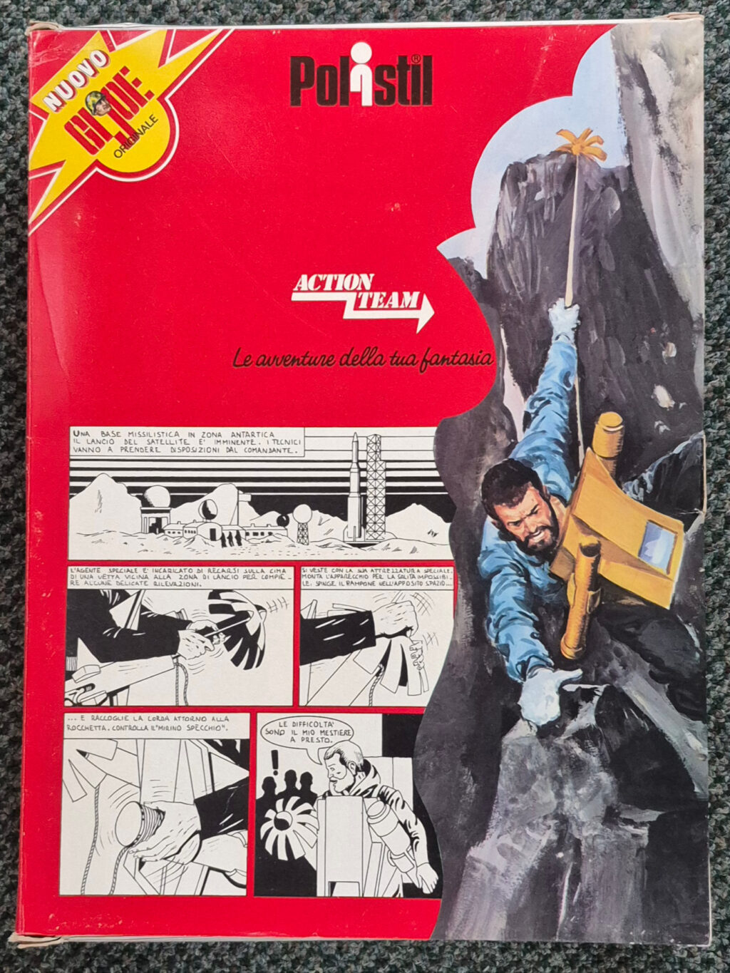 MIB 1975 Polistil Action Team Hasbro G.I. Joe Catapulta-Supera-Dislivelli (Life-Line Catapult) Equipment Set #17: Mint in Box 1