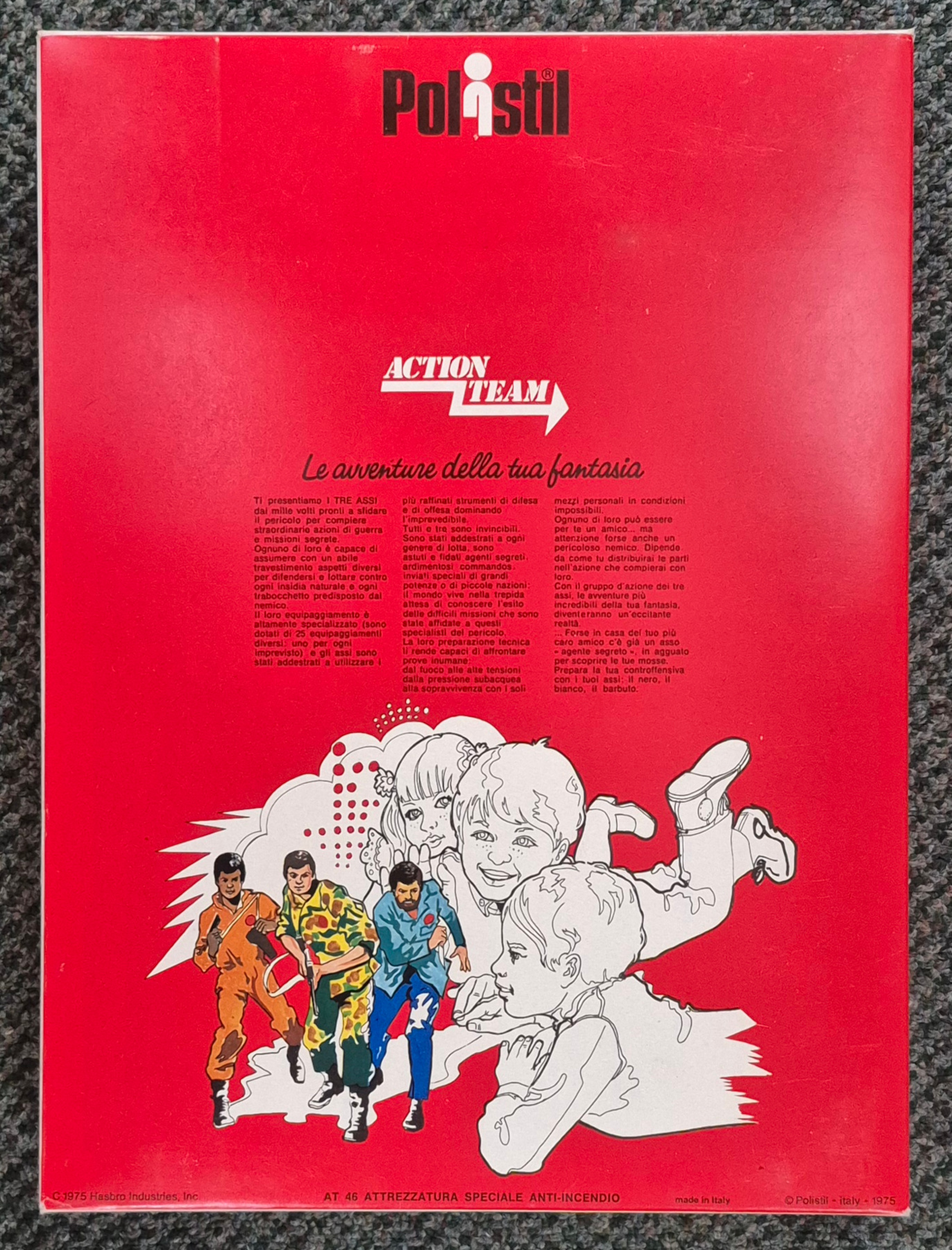 polistil-hasbro-action-team-gi-joe-smoke-jumper-equipment-set-12-2 MIB 1975 Polistil Action Team Hasbro G.I. Joe Smoke Jumper Equipment Set #13: Mint in Box 2