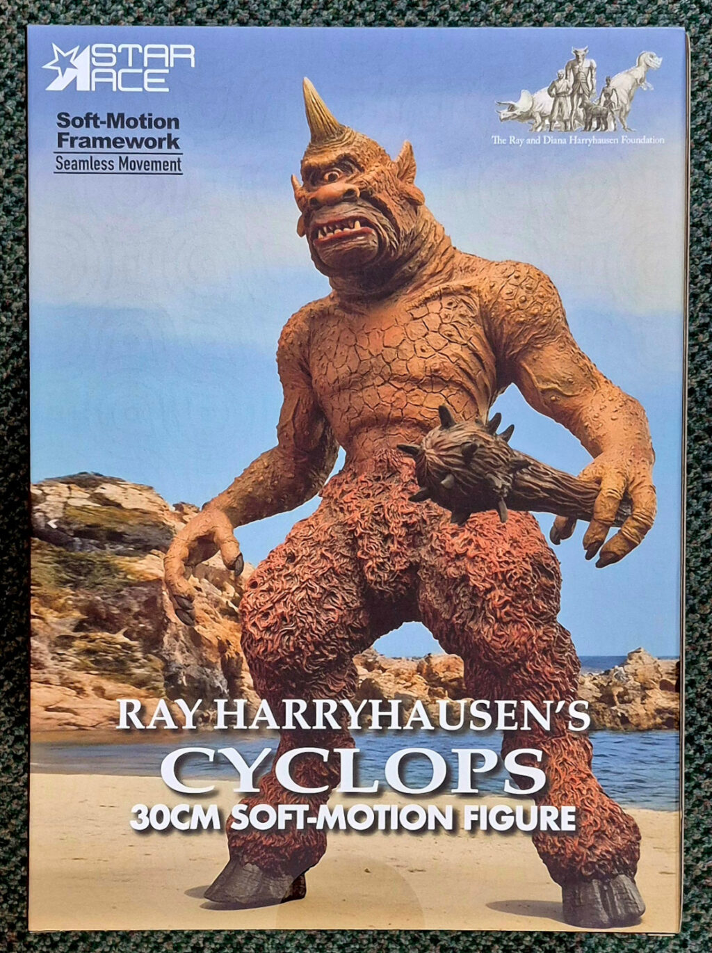 MIB Star Ace Ray Harryhausen's Cyclops Soft Motion 30cm Figure: Factory Sealed 1
