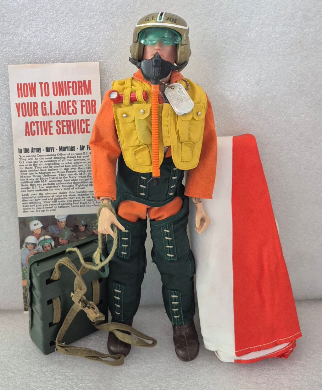 1967 Hasbro G.I. Joe Action Pilot & Fighter Pilot Set 7823 Complete 1