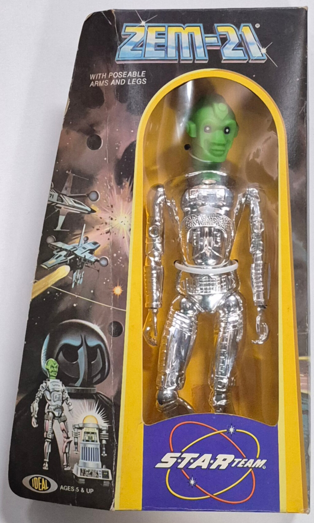 1977 Ideal STAR Team ZEM-21 Figure: Mint in Box 1