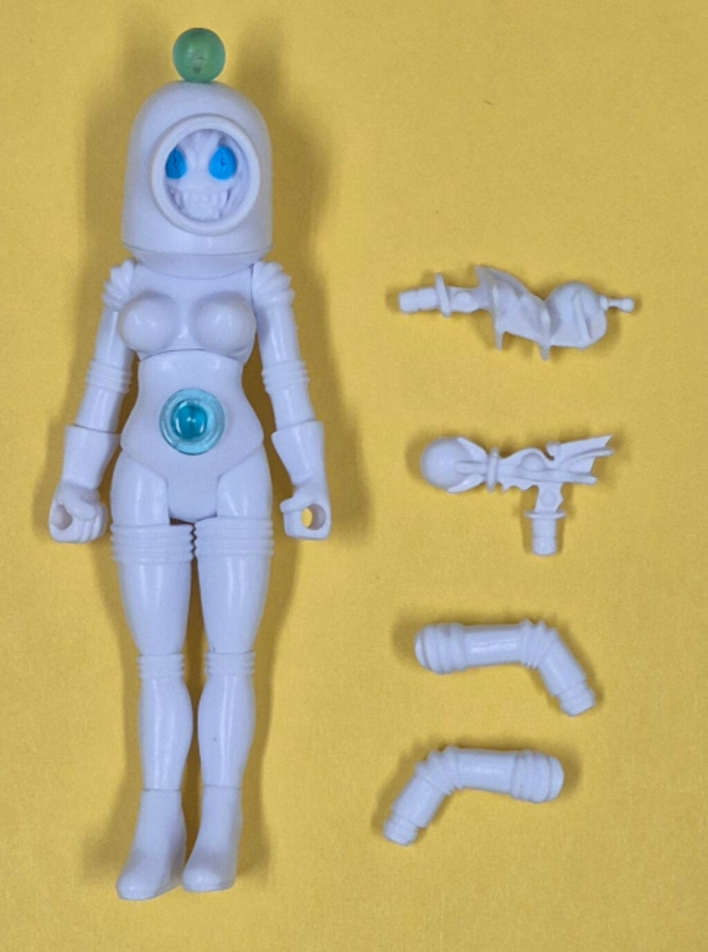 Outer Space Men White Star Edition Ohpromatem The Woman from Alpha Centauri NYCC Exclusive 1