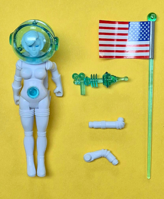 Outer Space Men White Star Edition Terra Firma The Woman from Earth NYCC Exclusive 1