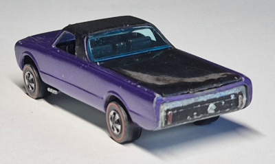 1968-mattel-hot-wheels-redline-purple-custom-fleetside-2 1968 Mattel Redline Hot Wheels Purple Custom Fleetside - Excellent 2