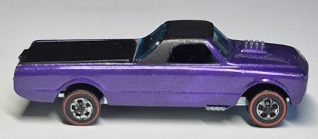 1968-mattel-hot-wheels-redline-purple-custom-fleetside-3 1968 Mattel Redline Hot Wheels Purple Custom Fleetside - Excellent 3