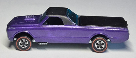 1968-mattel-hot-wheels-redline-purple-custom-fleetside-4 1968 Mattel Redline Hot Wheels Purple Custom Fleetside - Excellent 4