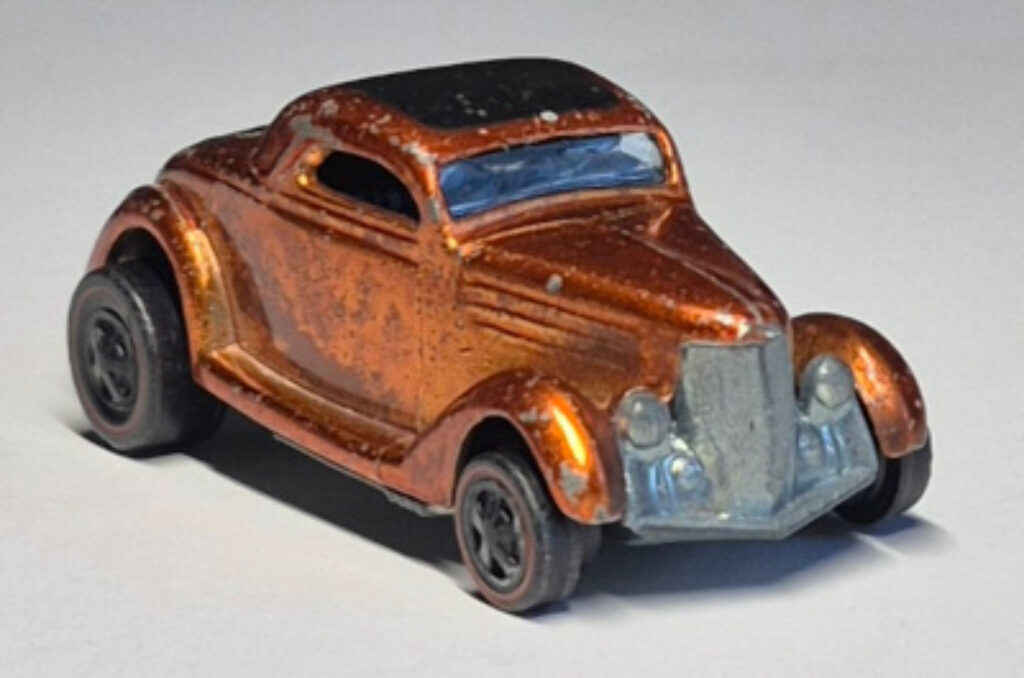 1969 Mattel Redline Hot Wheels Orange Classic '36 Ford Coupe 1