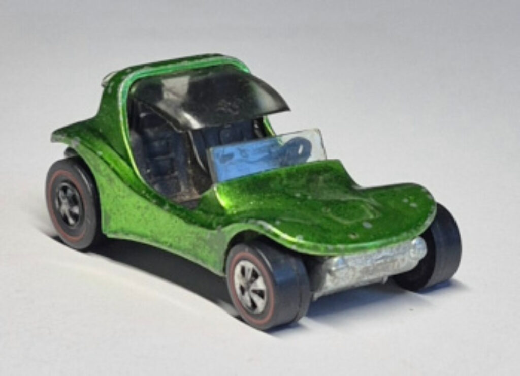 1970 Mattel Redline Hot Wheels Apple Green Sand Crab 1