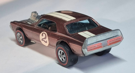 1970-mattel-hot-wheels-redline-brown-nitty-gritty-kitty-2 1970 Mattel Redline Hot Wheels Brown Nitty Gritty Kitty - Mint 2