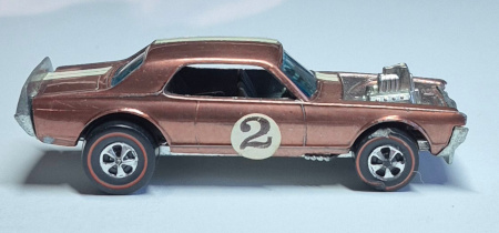1970-mattel-hot-wheels-redline-brown-nitty-gritty-kitty-4 1970 Mattel Redline Hot Wheels Brown Nitty Gritty Kitty - Mint