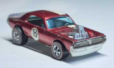 1970 Mattel Redline Hot Wheels Red Nitty Gritty Kitty - Excellent 1