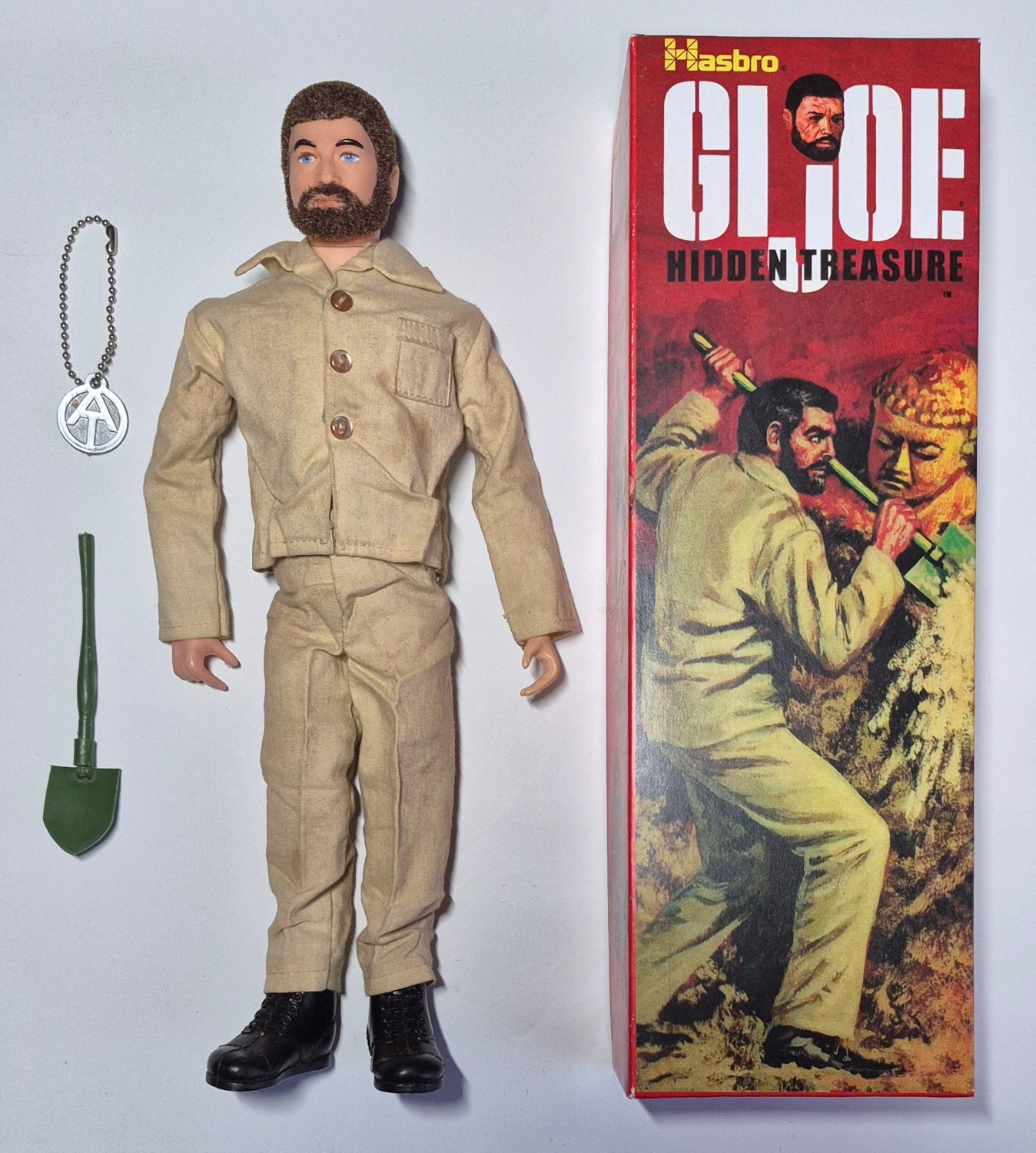 1973-hasbro-gi-joe-adventure-team-land-adventurer-and-hidden-treasure-set-7308-5-2 1973 Hasbro G.I. Joe Adventure Team Land Adventurer with Hidden Treasure Equipment Set 7308-5 in Custom Box 2