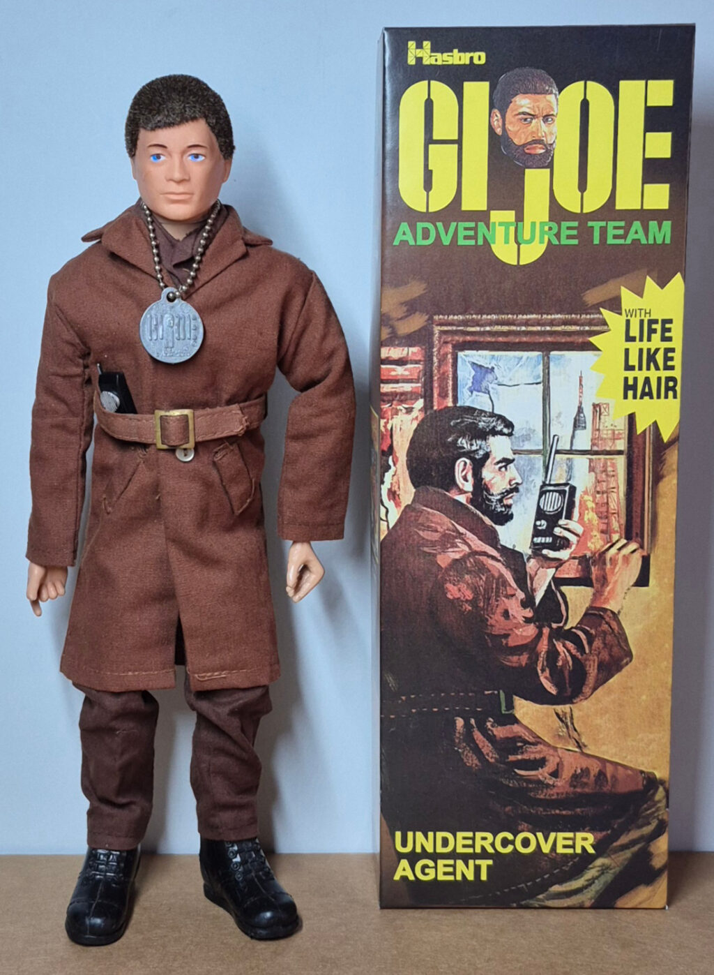 1973 Hasbro G.I. Joe Adventure Team Man of Action with Undercover Agent Equipment Set 7309-6 in Custom Box 1