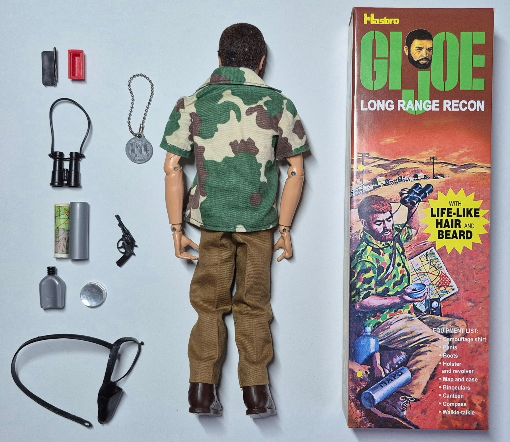 1975-hasbro-gi-joe-adventure-team-land-adventurer-and-long-range-recon-set-7328-3 1975 Hasbro G.I. Joe Adventure Team Land Adventurer with Long Range Recon Equipment Set 7328 in Custom Box 3