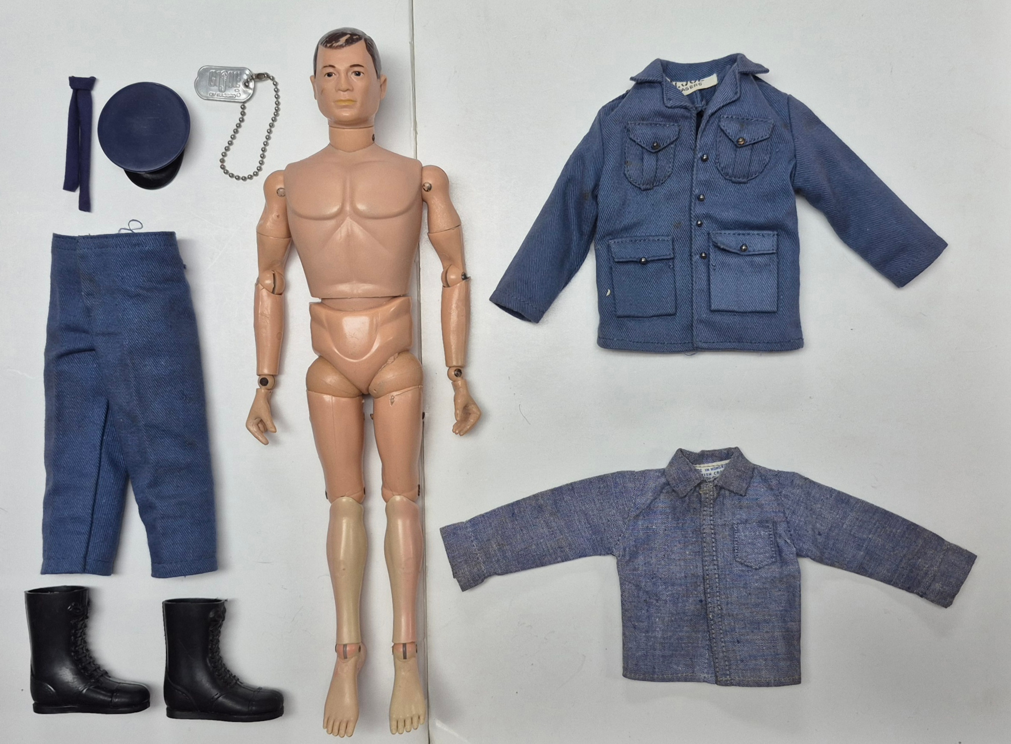 hasbro-1964-gi-joe-action-pilot-and-dress-uniform-set-7803-5 1964 Hasbro G.I. Joe Action Pilot & Dress Uniform Set 7803 Complete 5