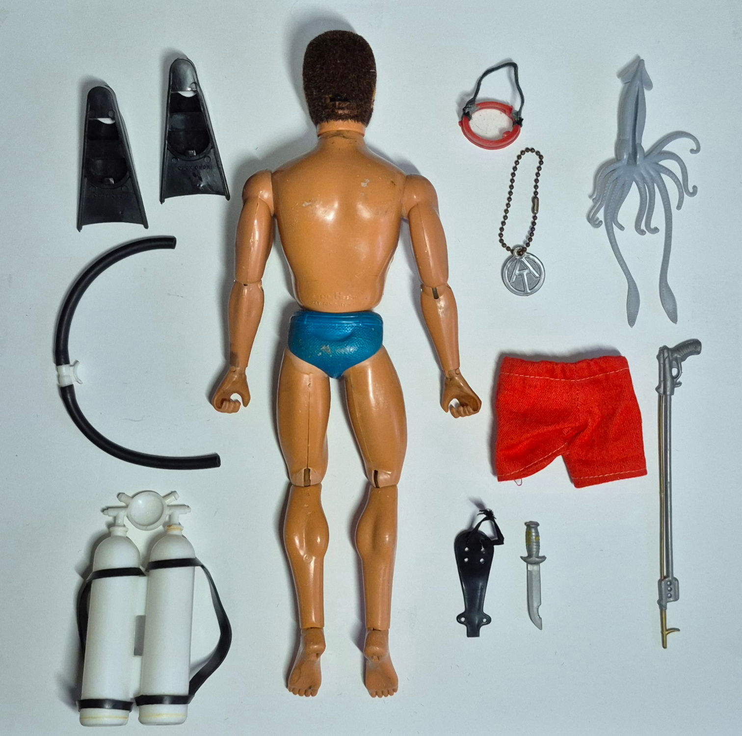 hasbro-1975-gi-joe-adventure-team-adventure-team-life-like-muscle-body-with-eagle-eyes-and-kung-fu-grip-in-divers-distress-equipment-set-7328-6-3 1975 Hasbro G.I. Joe Adventure Team Life-Like Muscle Body Land Adventurer with Diver's Distress Equipment Set 7328-6 3