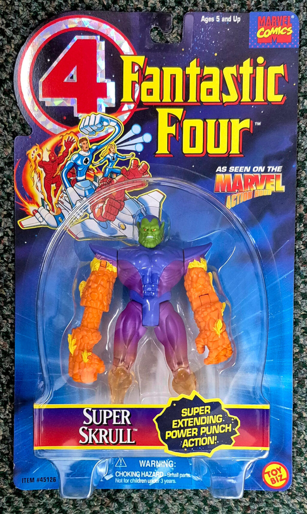 Toy Biz Fantastic Four Series Super Skrull Action Figure: Mint on Card 1